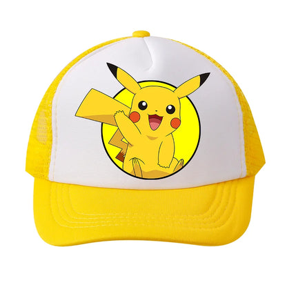 Pokemons Baseball Cap Pikachu Charizard Gengar cartoon Peaked Hat Kid Adult Summer Outdoor Sport Hat Boy Casual Fashion Cap Gift