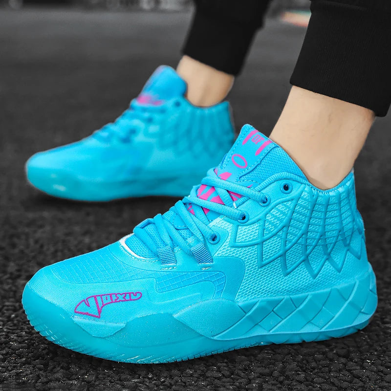 Youth Basketball Shoes for Actual Combat, Outdoor Comfortable Cushioning, Wear-Resistant, Fashionable, Breathable, High Quality