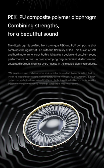 Auriculares circumaurales abiertos con cable FiiO JT3, driver dinámico de 50mm HiFi y cable desmontable
