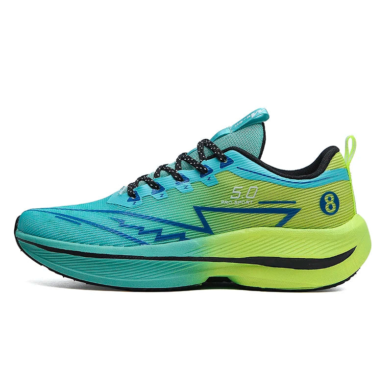 Brand Men's Carbon Plate Running Shoes Soft Cushion Shock Absorbing Sports Shoes Unisex Sneakers Light Anti-Slip Training Shoes