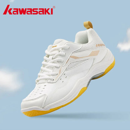 Zapatillas de bádminton Kawasaki para hombre, calzado deportivo profesional para mujer, transpirables para pista cubierta K-086