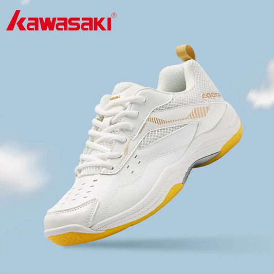 Zapatillas de bádminton Kawasaki para hombre, calzado deportivo profesional para mujer, transpirables para pista cubierta K-086