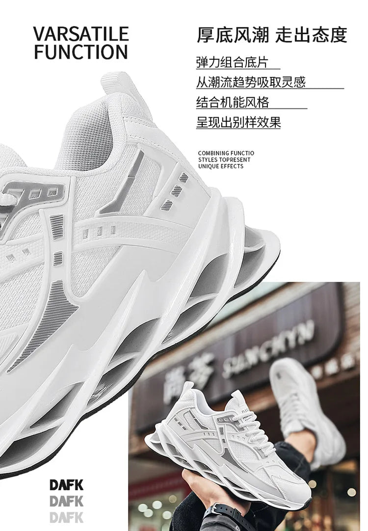 Ténis casuais para homem, ténis de luxo, ténis de corrida respiráveis, mocassins de moda para homem. Sapatos