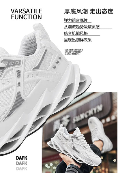 Ténis casuais para homem, ténis de luxo, ténis de corrida respiráveis, mocassins de moda para homem. Sapatos