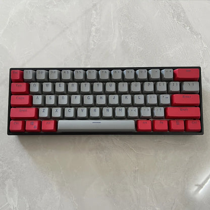 106 Keys Grey Red Keycaps PBT Specials Keycap Backlit Two-Color Key Caps For MX Switch 61/87/104 Mechanical Keyboard