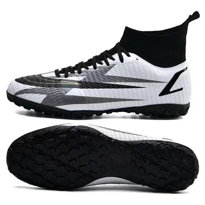 2025 New Long Nail Large Size Football Shoes Teenager Ankle Anti-slip Training Latest Sneakers FG/TF Soccer Shoes