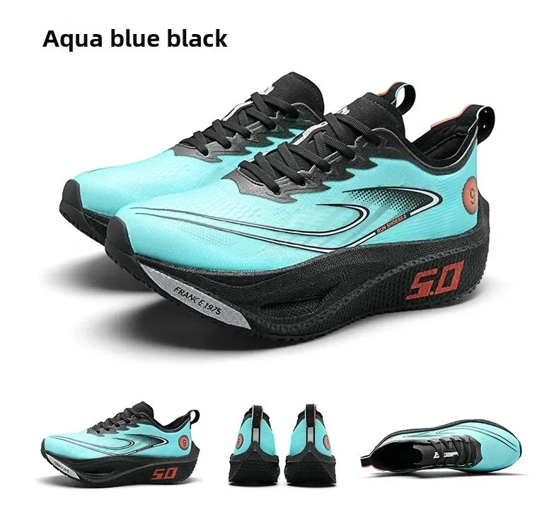 Unisex 2025 Laufschuhe mit Vollcarbonplatte – professionelle Marathon-Rennschuhe, leicht, federnd gedämpft und atmungsaktiv