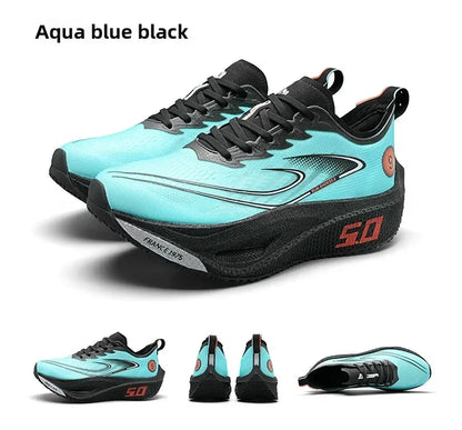 Unisex 2025 Laufschuhe mit Vollcarbonplatte – professionelle Marathon-Rennschuhe, leicht, federnd gedämpft und atmungsaktiv