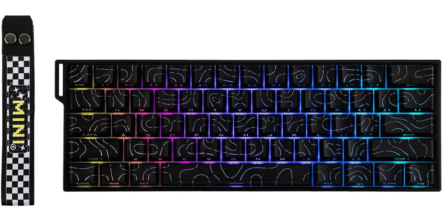AULA Mini60 HE/Pro/Max 60% Gaming-Tastatur mit Magnetschaltern, RGB, Tri-Mode, mechanische Tastatur, 8000Hz, 0.01mmRT, für E-Sports, Geschenke