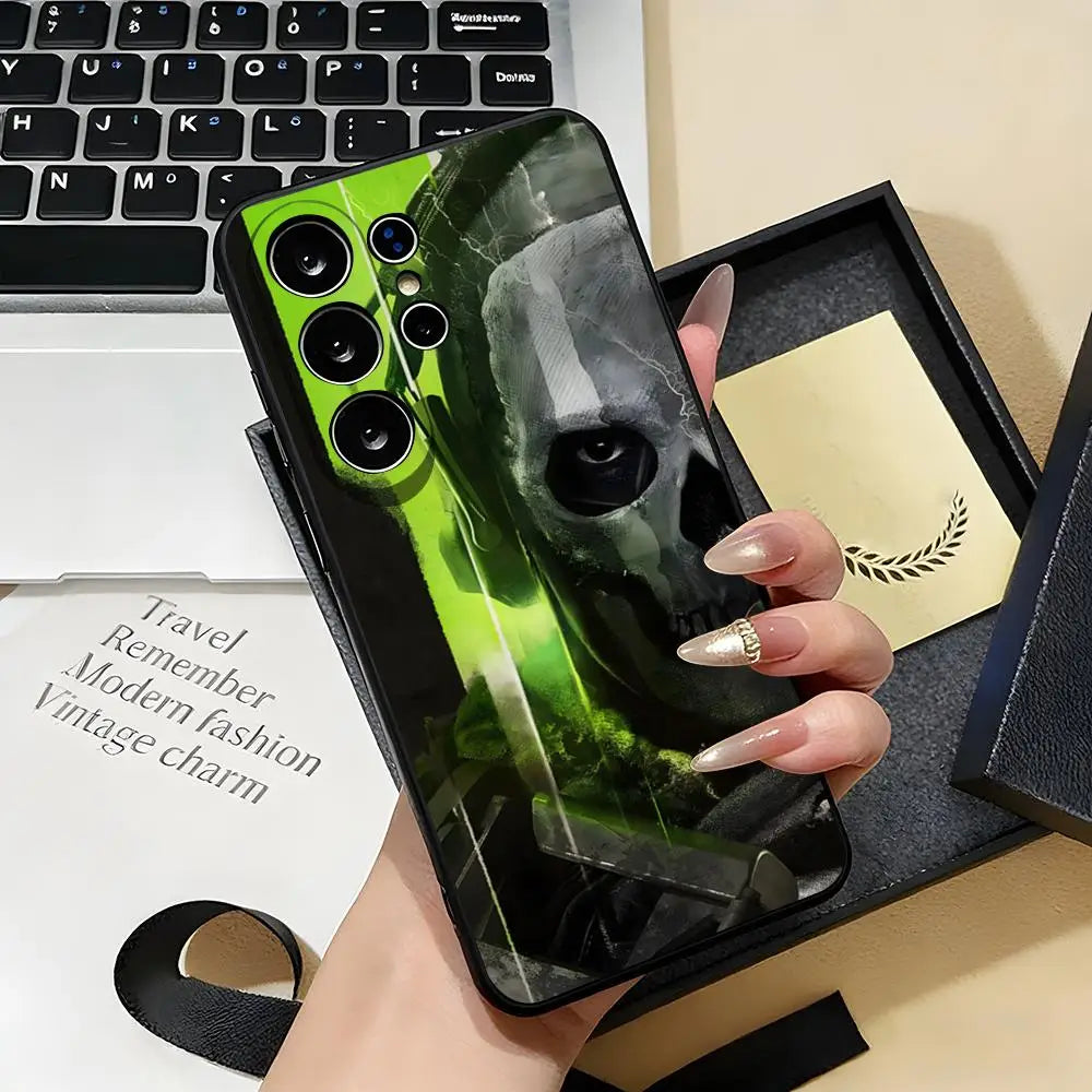 COD Call Of Duty G-Ghosts Phone Case For Samsung S26 S25 S24 FE S23 S22 S21 Plus S20 Ultra Note20Ultra Black Soft Shell