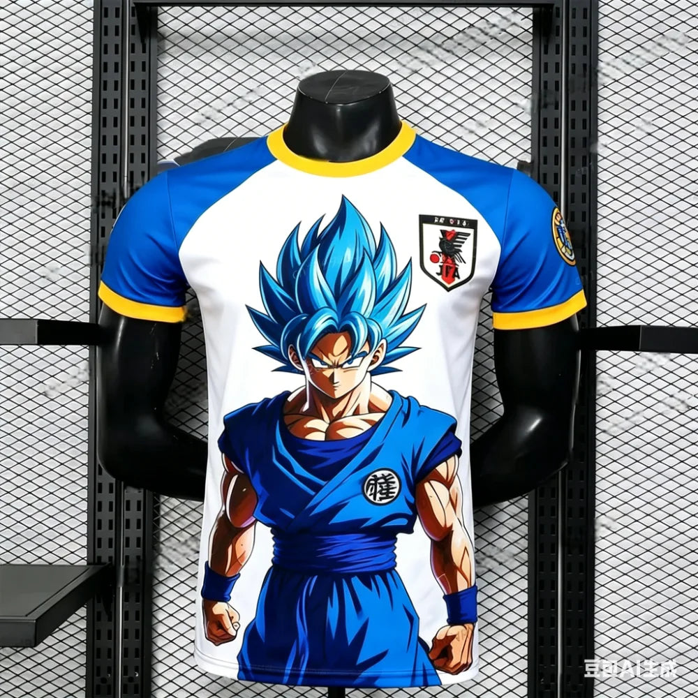 T-shirt Dragon Ball Z Nova Coleção Verão 2026, Jersey de Futebol para Homem, T-shirt Casual de Moda para Mulher, Respirável, Estampado 3D, Manga Curta