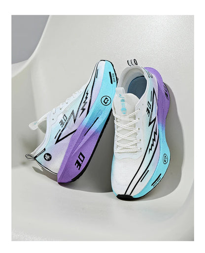 Running Shoes with Specialty Carbon Plate, Marathon Men’s Sports, Breathable, Lightweight, Comfortable Women’s Athletic Non-Slip Sneakers