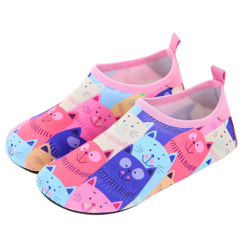 Weiche, faltbare Wasserschuhe für Jungen und Mädchen – Kinder-Strandschuhe für Sommer, Outdoor, Waten, Schwimmen, Surfen und Meer, schnell trocknende Aqua-Schuhe