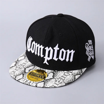 Cross-border Hot Selling in Europe and AmericaComptonBaseball Cap Korean Style Personality Hip-Hop Flat Brim Camouflage Hat