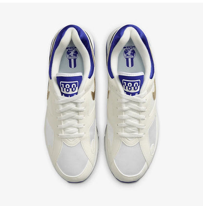 Nike Air Max 180 FJ9259-100 genuínos para homem, ténis de corrida duráveis e com bom suporte