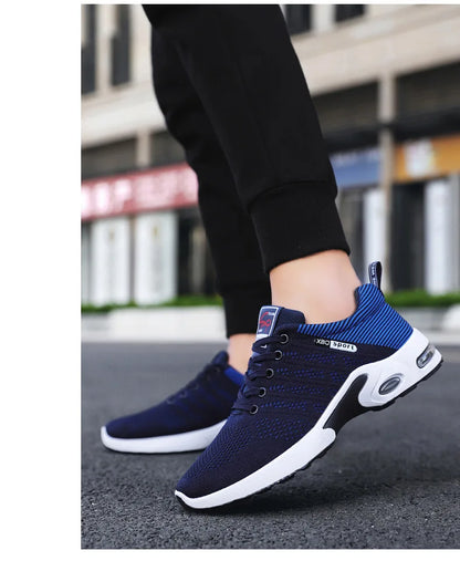 Chaussures de dehors Légères et Décontractées pour Homme, Baskets Respirantes à Lacets, Version Coréenne, Nouvelle Tendance