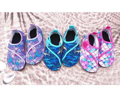 Weiche, faltbare Wasserschuhe für Jungen und Mädchen – Kinder-Strandschuhe für Sommer, Outdoor, Waten, Schwimmen, Surfen und Meer, schnell trocknende Aqua-Schuhe