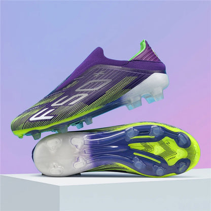 New Men Football Boots Match Grass Cleats High-quality Soccer Shoes Futsal Sneakers Non-Slip Indoor Hot-selling High-top Outdoor