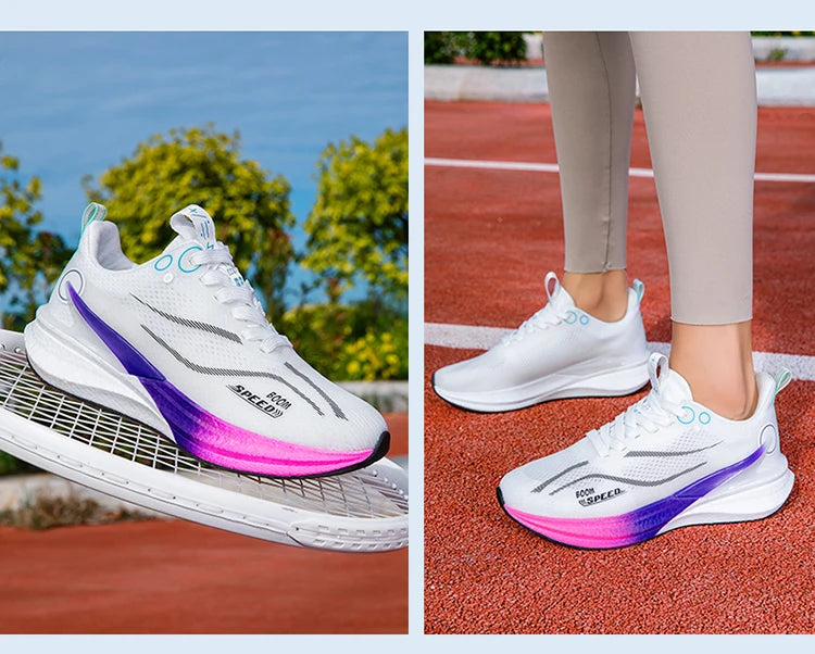 2025 Men's and Women's Professional Carbon Plate Marathon Running Shoes Shock Absorption Ultra-light Stable Support Sports Shoes