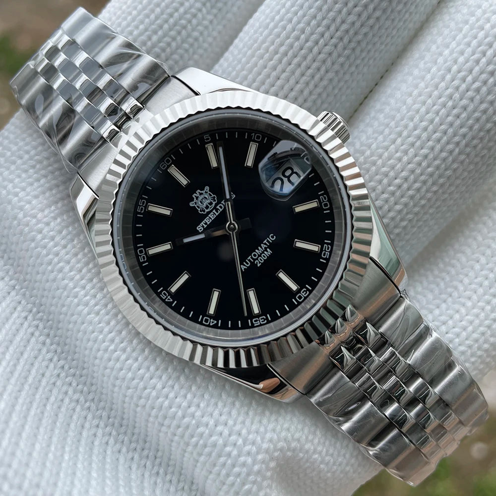Steeldive SD1933 New Arrival 39MM Stainless Steel Case Sapphire Glass NH35 Automatic Dive Watch with Date