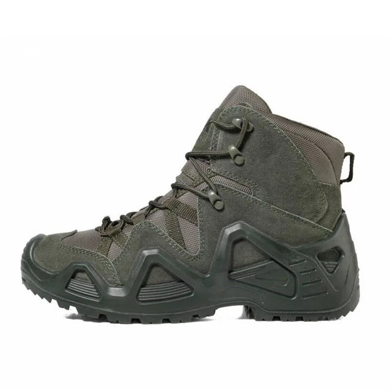 Topfight-Bottes de moto à lacets pour hommes, bottes de chasse, chaussures de randonnée, bottes de désert, haute qualité, grande taille