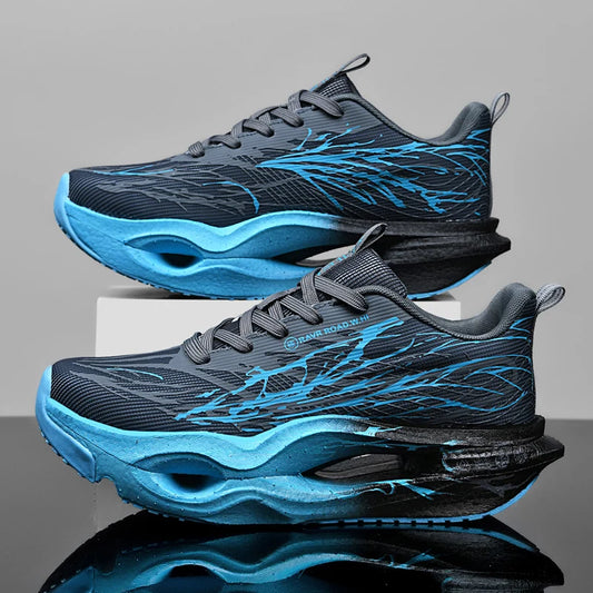 Men Women Ultra Light Carbon Plate Running Shoes Breathable Mesh Upper Soft Midsole Rubber Outsole for Running Training Sneakers