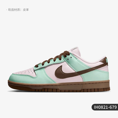 Nike genuine Dunk Low women's durable and soft retro sports shoes IH0821-679