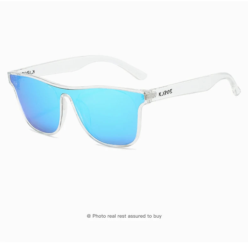 KAROS Polarized Sunglasses For Men Women Square Oversized Anti Glare Driving Eyewear Mirror Sun Glasses Women UV400 Goggles YZ20