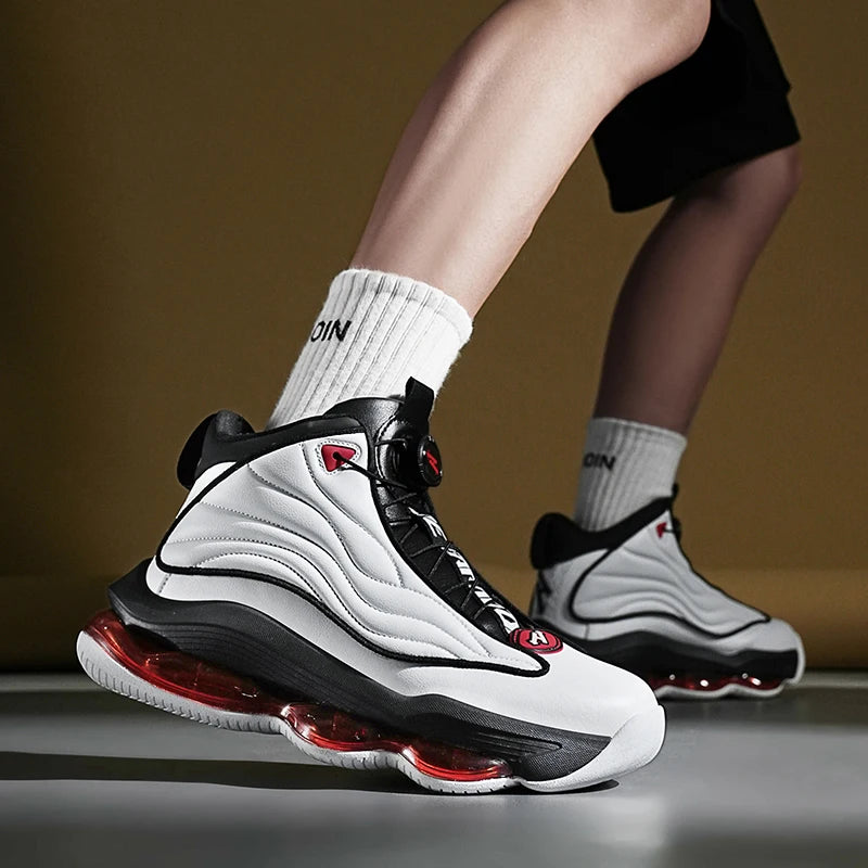 Atmungsaktive Basketballschuhe mit Dämpfung, rutschfeste und strapazierfähige Laufschuhe für Herren, Fitness- und Trainingsschuhe, athletische Basketball-Sneaker für Damen