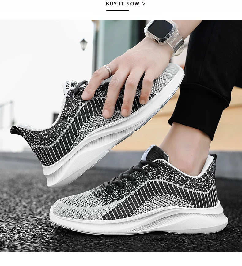 Leather Men's Sneakers Trendy Casual Italian Breathable Leisure Male Sneakers Non-Slip Footwear Men Vulcanized Shoes