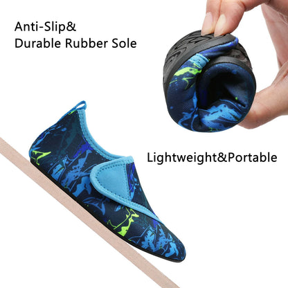 Weiche, faltbare Wasserschuhe für Jungen und Mädchen – Kinder-Strandschuhe für Sommer, Outdoor, Waten, Schwimmen, Surfen und Meer, schnell trocknende Aqua-Schuhe