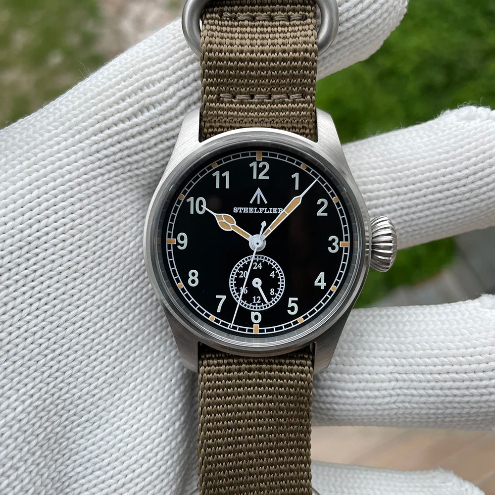 STEELFLIER Official SF746 Luxury Quartz Wristwatch Swiss Luminous VH60 Mute Movement 20Bar Waterproof Multi-Time Zone Watches