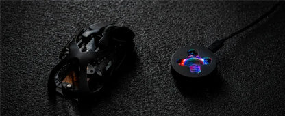 Angry Miao Infinity gaming vezeték nélküli egér, fém, ultrakönnyű, üreges kialakítás, hot-swappable, PAW3950, dupla 8K, vezetékes, tri-mode