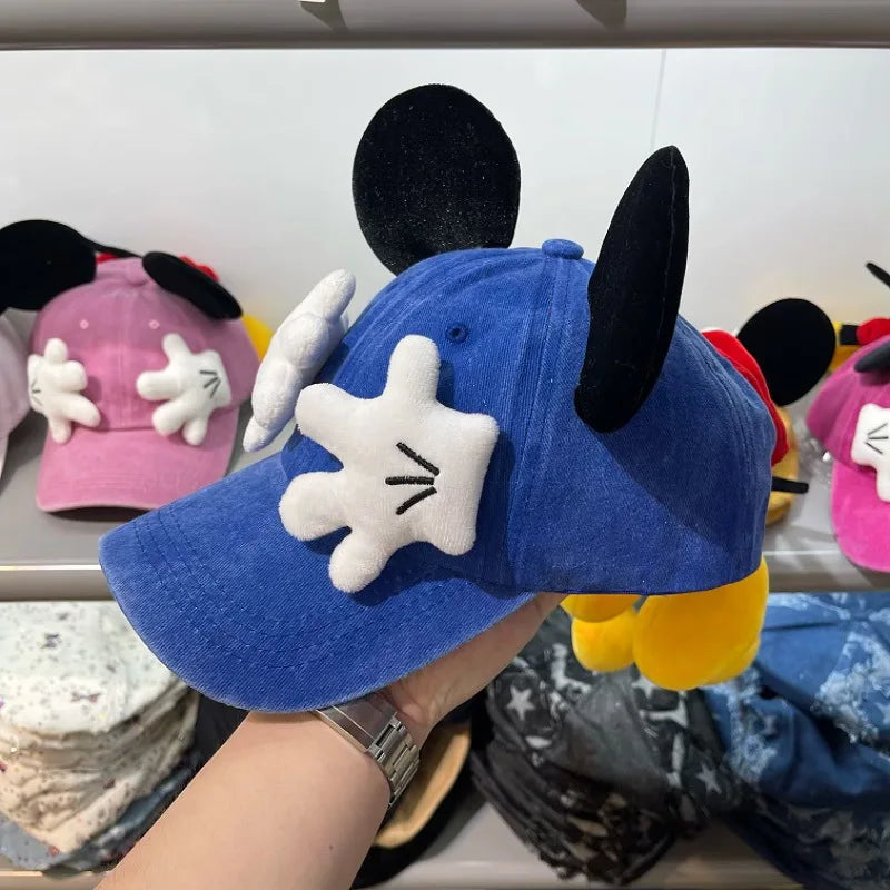 Cute Cartoon Mouse Ears Baseball Cap for Girls Anime Duckbill Sunscreen Sunshade Fashion Trend Y2K Style Outdoor Hat