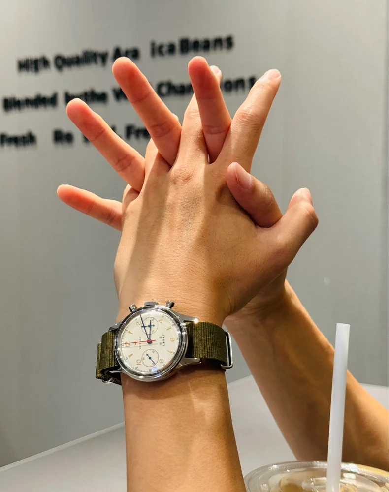 Reloj mecánico para hombre Seagull 1963 International Edition, reloj de piloto ST1901, cronógrafo retro de pulsera, aviación de la Fuerza Aérea, nuevo