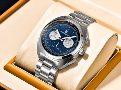 Pagani Design 2026 Fashion Men's Quartz Watch Top Brand Luxury Sapphire VK63 Men's Chronograph All-Steel Diving Relógios Masculino