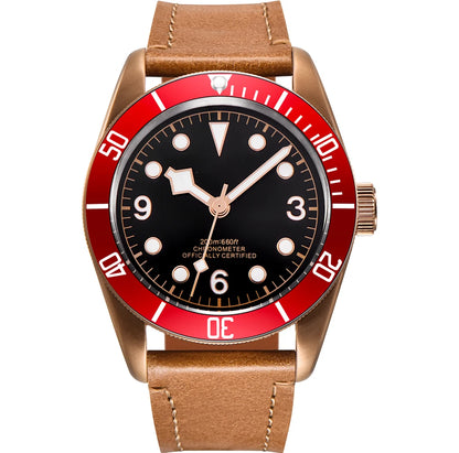 Luxury Japan Corgeut 41mm Automatic Men's Watch PVD Case Sapphire Military Male 10BAR wim Watches Luminous Mechanical Wristwatches