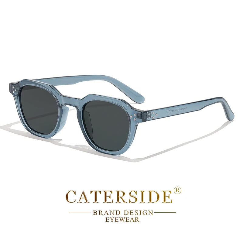 Caterside New Retro Polarized Men Sunglasses Square TR90 Frame Women Sun Glasses Outdoor Driving Fishing High Quality UV400 Gift