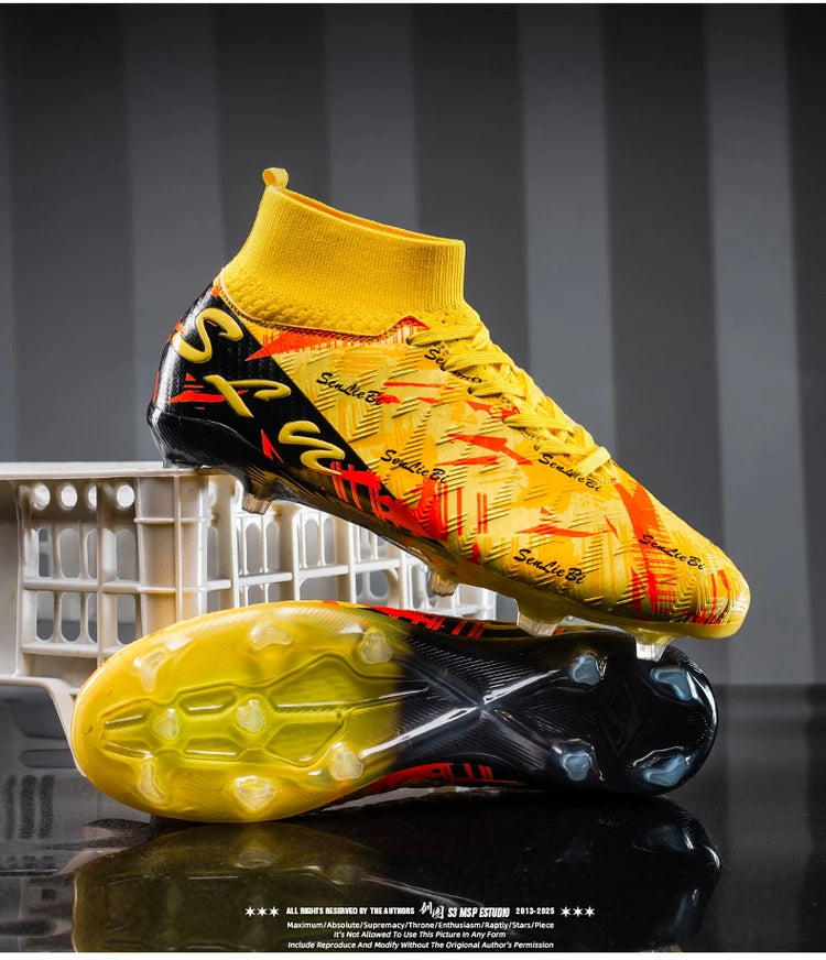 Botas de fútbol profesionales para hombre, zapatillas de fútbol Society, tacos de fútbol FG ultraligeros para entrenamiento, calzado deportivo de fútbol para exterior