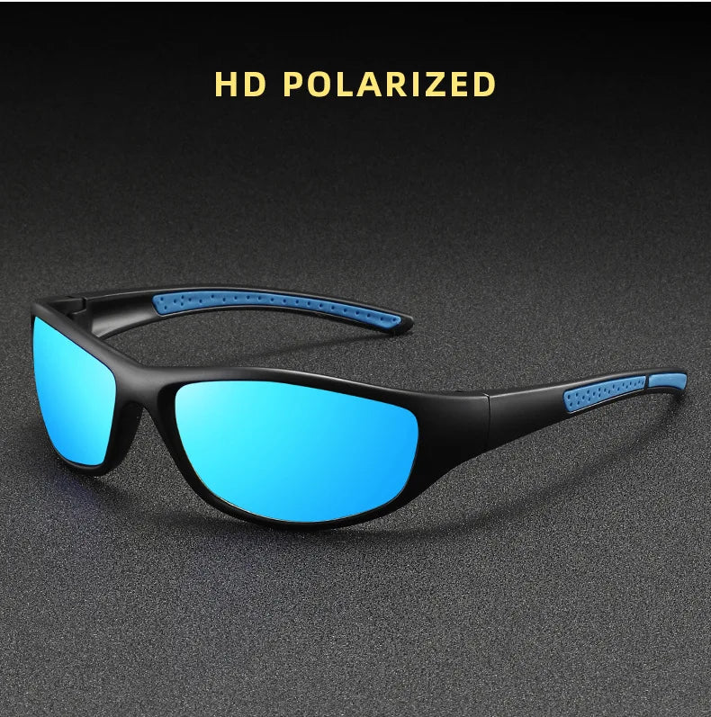 Brand Luxury Designer New Fashion Polarized Sunglasses For Men Outdoor Cycling Sun Glasses Driving Riding Sports Eyewear 6123