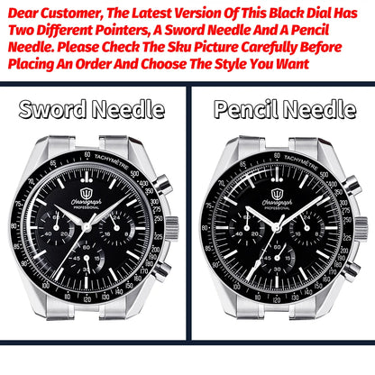 Watchdives New Wd1863 Quarz-Herrenuhr VK63 Chronograph Bubble-Saphirglas Wasserdicht 39Mm Stahl Top-Marke Luxus-Business-Uhr