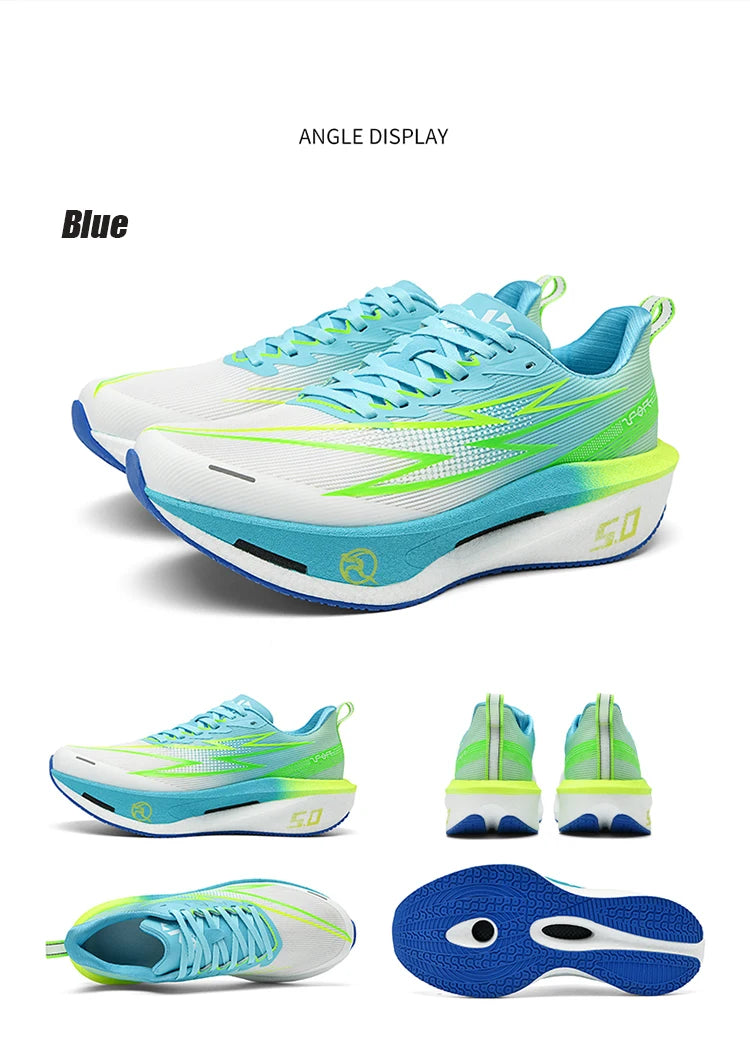 Scarpe da running 5.0 MIX con piastra in carbonio per uomo e donna, sneakers da gara per maratona, stabili, reattive, ammortizzanti e da allenamento