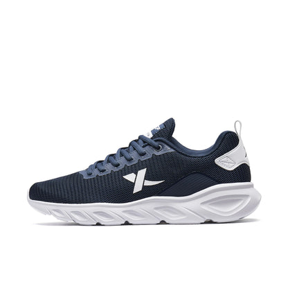Zapatillas de running Xtep para hombre 2025 primavera, zapatillas deportivas absorbentes del sudor, resistentes al desgaste y estables, sneakers deportivos 880119115131
