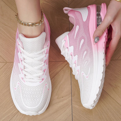 Sneaker Women Walking Shoes Women's Fashion Air Cushion Mesh Breathable Tennis Sport Shoes