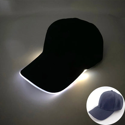 Cappellino da baseball luminoso fashion a LED, cappello hip-hop fluorescente per bar e club, per uomo e donna, DJ, danza, accessori e costume