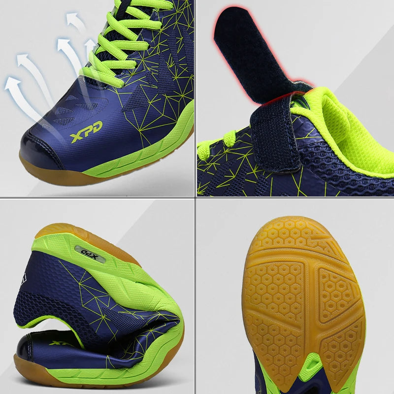 Men's Badminton Shoes Professional Sneakers Competition Non-Slip Volleyball Shoes Indoor High Quality Wear-Resistant Training Shoes