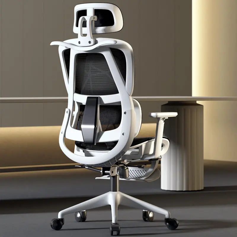 Chaise de bureau ergonomique confortable pour la maison, chaise de travail assise longue durée, chaise de bureau pour l'étude et l'e-sport