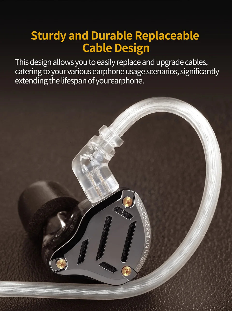 KZ ZS10 PRO 2 In-Ear Monitor IEM Earbuds – Hybrid Wired Earphones with 1DD+4BA Drivers, Professional Gaming IEM Earbuds, HiFi Noise Isolating In-Ear Monitor Headphones with Microphone