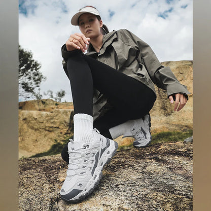 Men's and Women's Hiking Shoes Non-Slip Trekking Outdoor Sneakers Sports Shoes Camping Training Jogging Breathable Climbing Trail Shoes