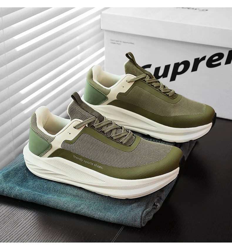 Men Running Shoes Marathon Specialty Sports Breathable Lightweight Women's Comfortable Non-slip Leisure Sneakers Plus Size 38-46